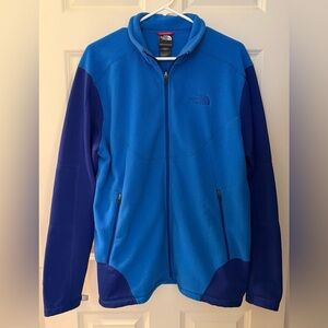 The North Face Men’s Full Zip Fleece, Blue, L
